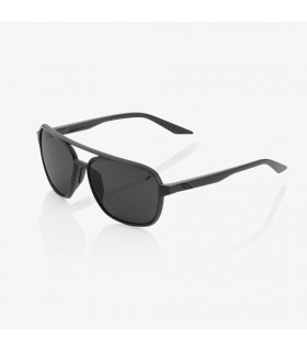 Spordiprillid 100% KASIA AVIATOR ROUND - Matte Black - Black Mirror Lens