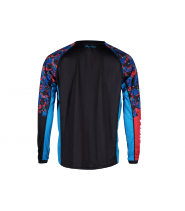 UNI pikkade käistega rattasärk FORCE RECKLESS must-punane-sinine