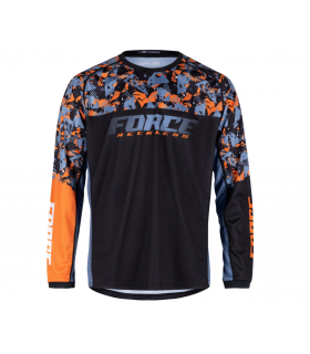 UNI pikkade käistega rattasärk FORCE RECKLESS must-oranž