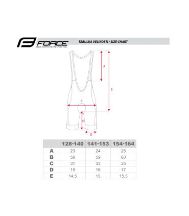 Laste lühikesed rattapüksid FORCE KID VICTORY, pehmendusega, must