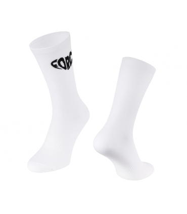 Pikad sokid FORCE In heart valge