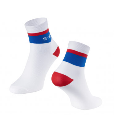 Lühikesed sokid FORCE STRIPE valge
