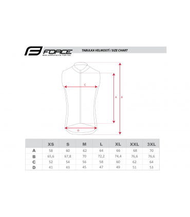 Vest FORCE WINDPRO tuulekindel oranž