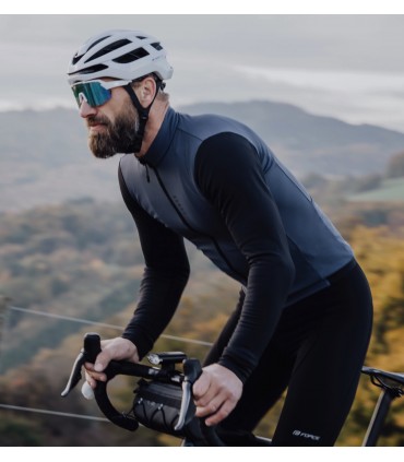 Rattasärk pikkadekäistega FORCE Endless must-sinine