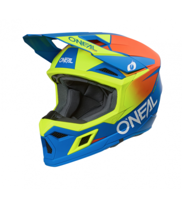 Krossikiiver ONEAL 3SRS Solid sinine-kollane-oranž