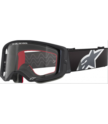 Krossiprillid Alpinestars Supertech Corp must/läbipaistev