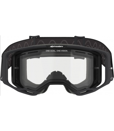 Krossiprillid Alpinestars Vision 8 Corp must/läbipaistev