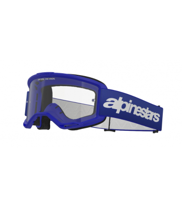 Krossiprillid Alpinestars Vision 3 Wordmark sinine/läbipaistev