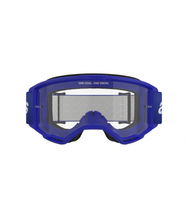 Krossiprillid Alpinestars Vision 3 Wordmark sinine/läbipaistev