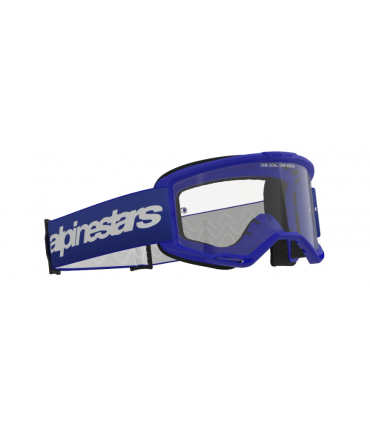 Krossiprillid Alpinestars Vision 3 Wordmark sinine/läbipaistev