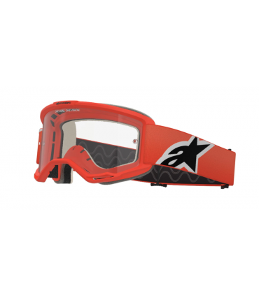 Krossiprillid Alpinestars Vision 5 Corp oranž/läbipaistev