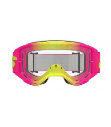 Krossiprillid Alpinestars Vision 5 Wordmark roosa/kollane/läbipaistev