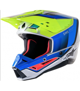 Krossikiiver Alpinestars Supertech M5 Sail kollane/sinine