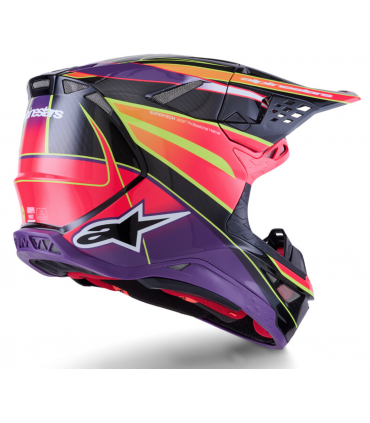 Krossikiiver Alpinestars Supertech M10 Era MIPS roosa/lilla