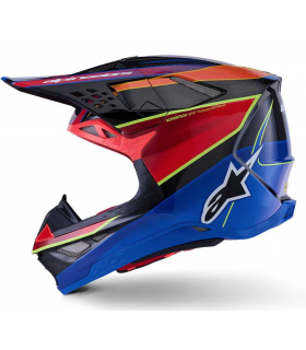 Krossikiiver Alpinestars Supertech M10 Era MIPS sinine/punane