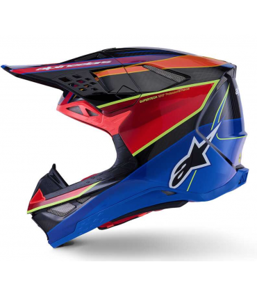 Krossikiiver Alpinestars Supertech M10 Era MIPS sinine/punane