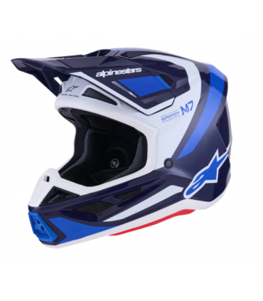 Krossikiiver Alpinestars Supertech M7 Rise sinine/valge