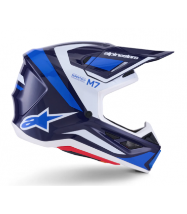 Krossikiiver Alpinestars Supertech M7 Rise sinine/valge