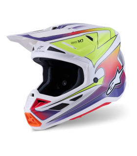 Krossikiiver Alpinestars Supertech M7 Fuse valge/kollane