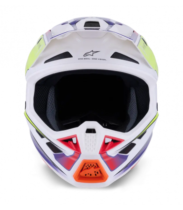 Krossikiiver Alpinestars Supertech M7 Fuse valge/kollane