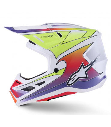 Krossikiiver Alpinestars Supertech M7 Fuse valge/kollane