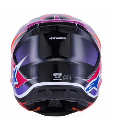 Krossikiiver Alpinestars Supertech M7 Fuse must/roosa