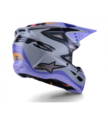 Krossikiiver Alpinestars Supertech M3 Jettson lilla/hall