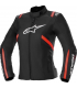 Naiste Tagi Alpinestars Stella T-SPS V2 WP must/punane