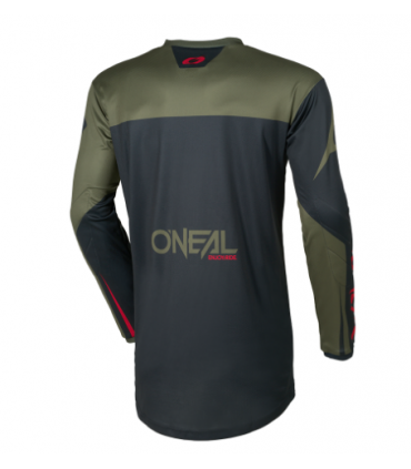 Krossisärk ONEAL Element Racewear must/roheline