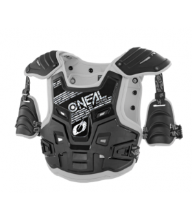 Rinnakaitse ONEAL PXR STONE SHIELD must/valge