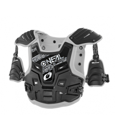 Rinnakaitse ONEAL PXR STONE SHIELD must/valge