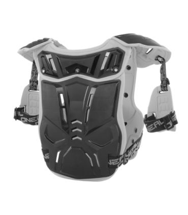 Rinnakaitse ONEAL PXR STONE SHIELD must/valge