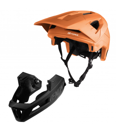 Full-Face Kiiver FORCE Venom downhill - Must-oranz