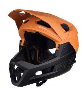 Full-Face Kiiver FORCE Venom downhill - Must-oranz