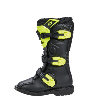Laste krossisaapad ONEAL Rider pro Must-kollane